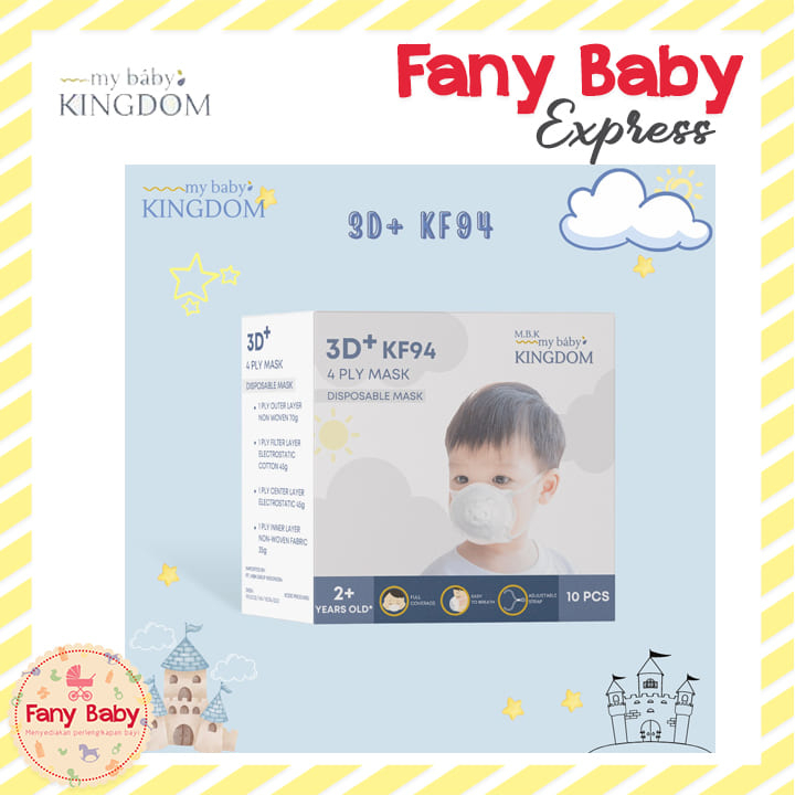 MY BABY KINGDOM - 4PLY 3D+ KF94 KIDS MASK