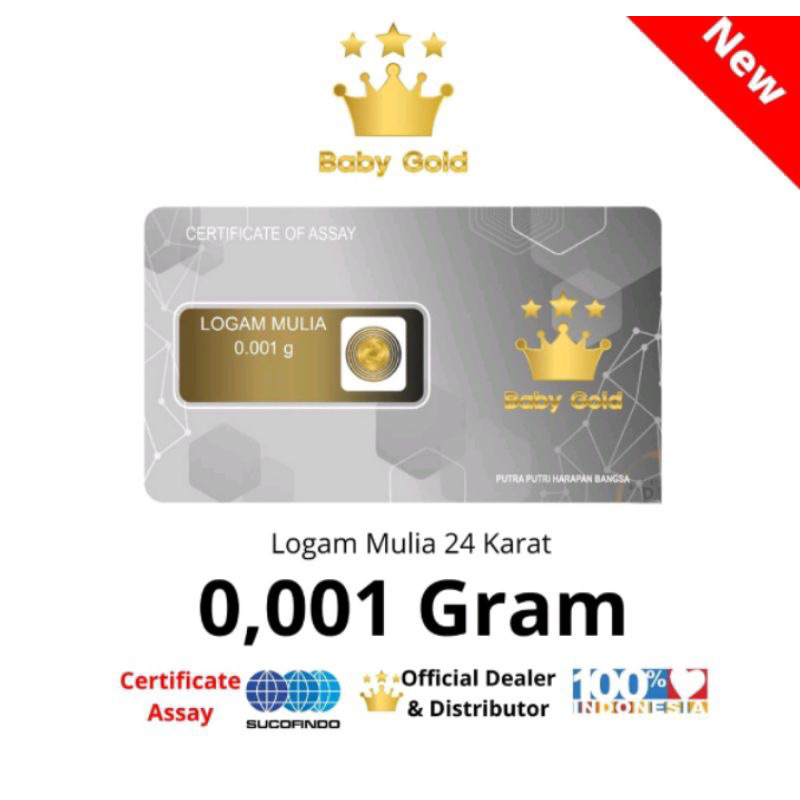 Baby Gold 0.001 gram