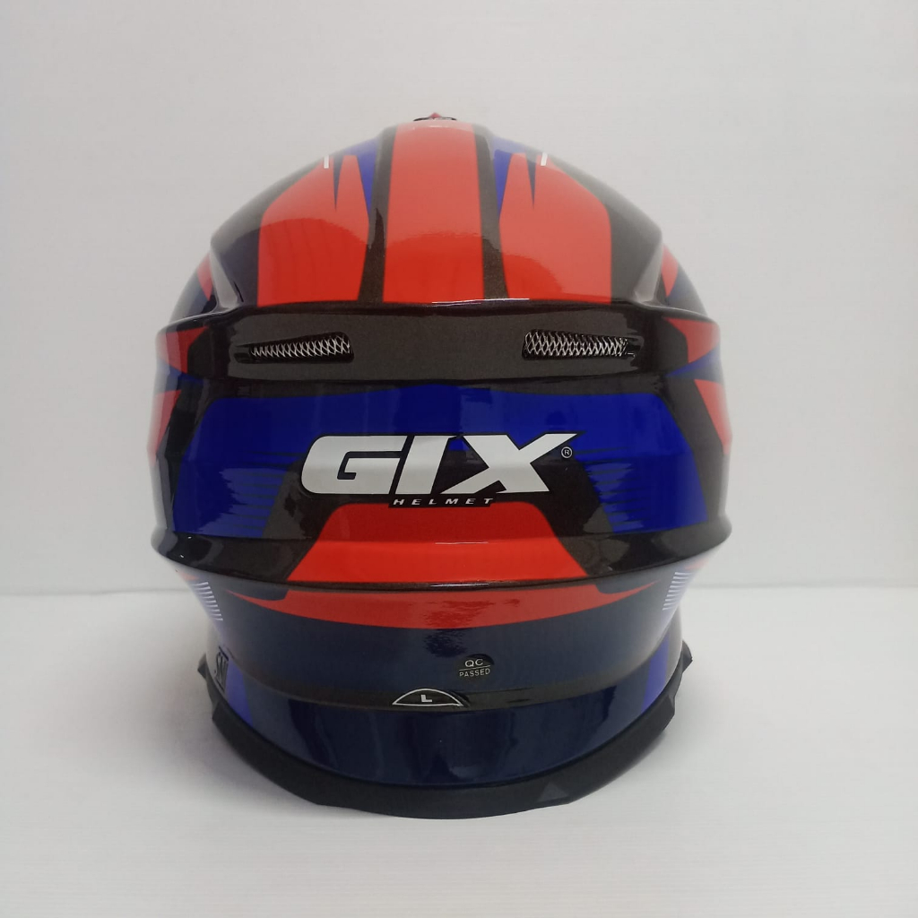 HELM CROSS GIX CROSS MOTIF CR-F GUNMET RED JPX CROSS