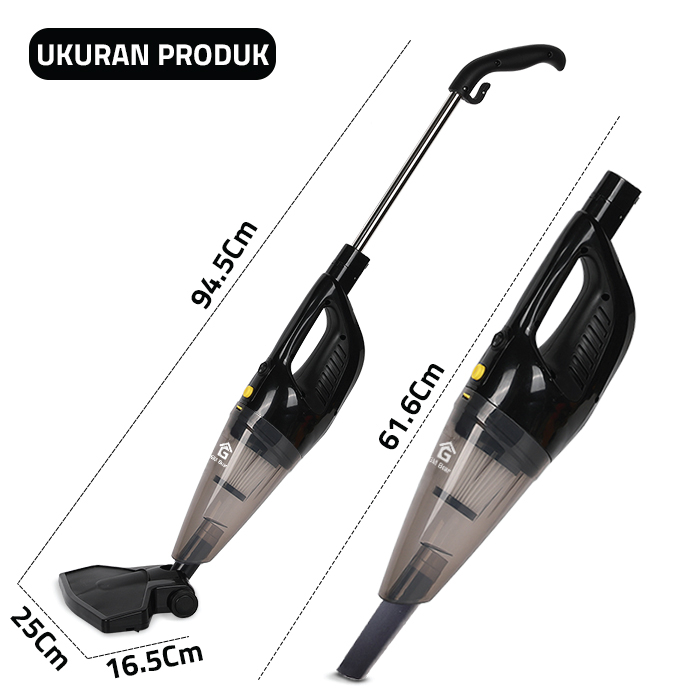 GM Bear Vacum Cleaner Penyedot Debu 1655 - Vacuum Clenaer 2 IN 1