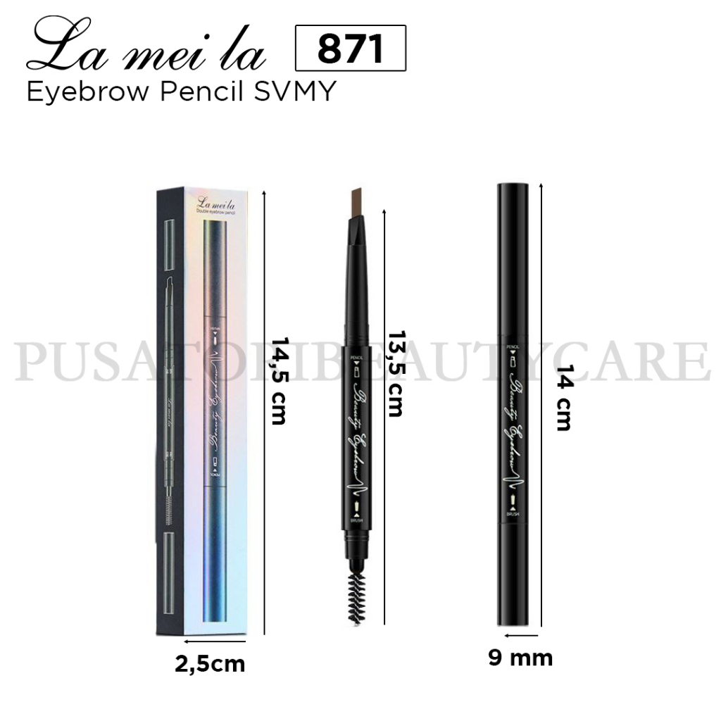 LAMEILA 778 Eyebrow Pencil Waterproof Pinsil alis Anti Air