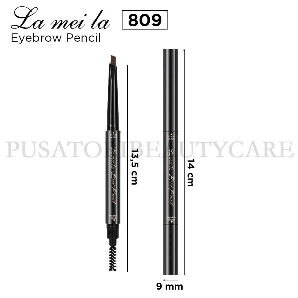 LAMEILA 809 Eyebrow Pencil Waterproof Exquisite Make Up Pinsil Alis