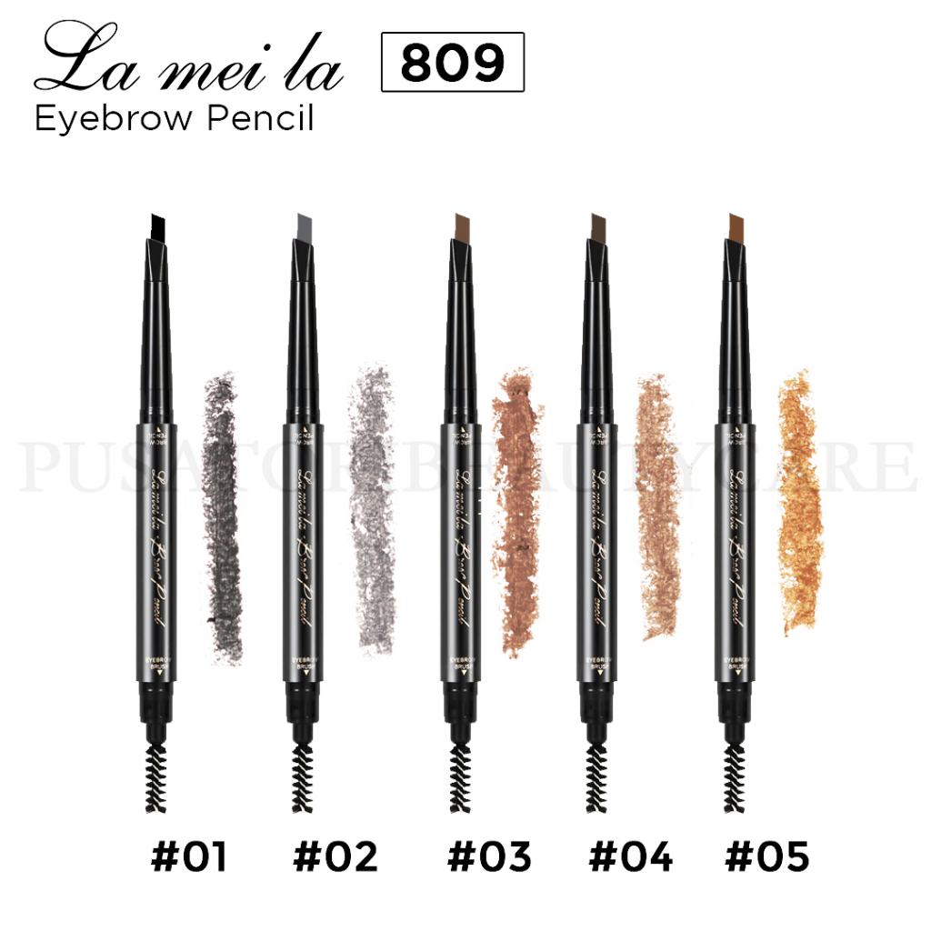 LAMEILA 809 Eyebrow Pencil Waterproof Exquisite Make Up Pinsil Alis