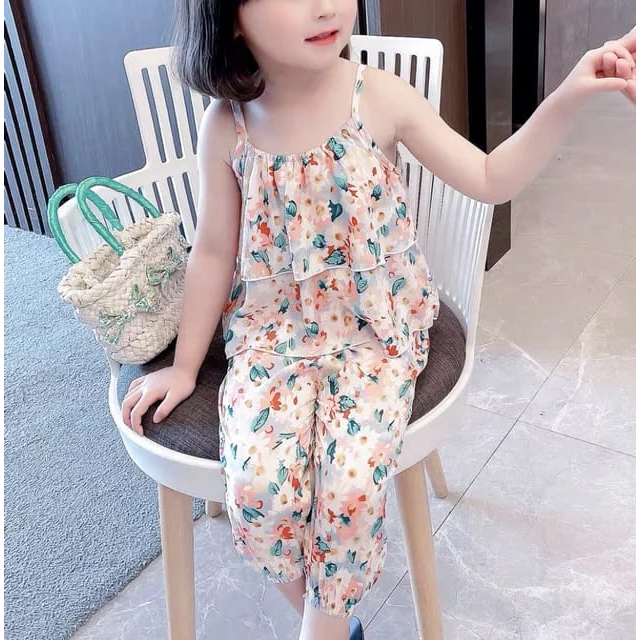 VS - Setelan Aileen Anak Perempuan / OneSet Aileen Motif Siena Anak Perempuan Lucu