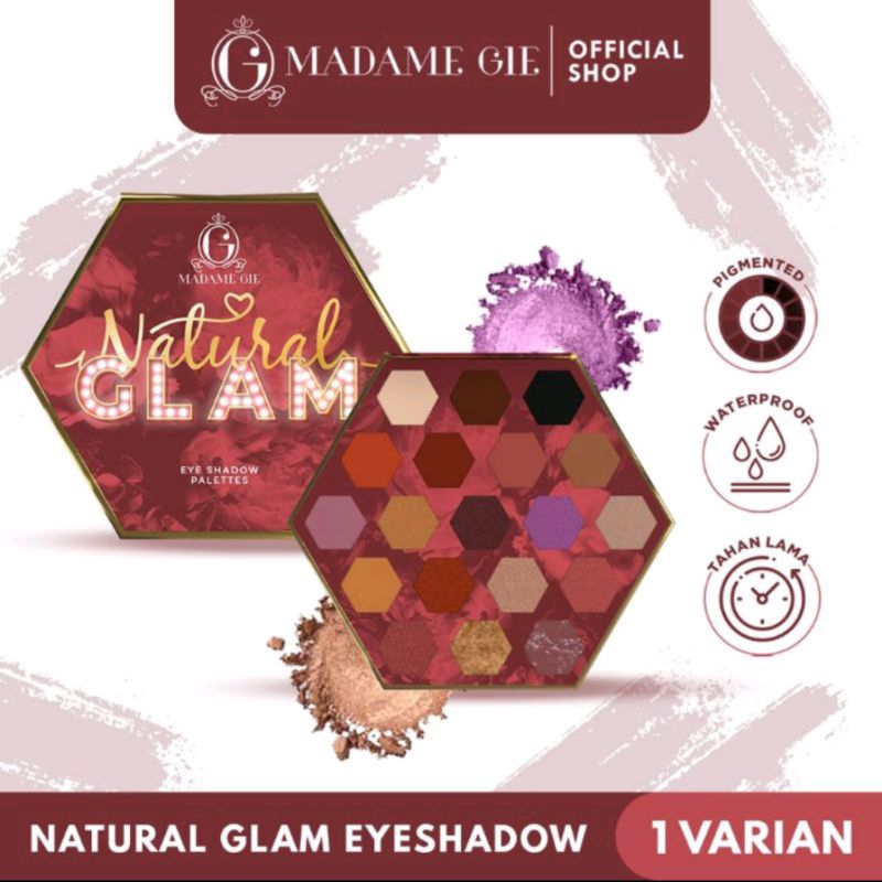 Madam Gie Natural Glam Eyeshadow palletes