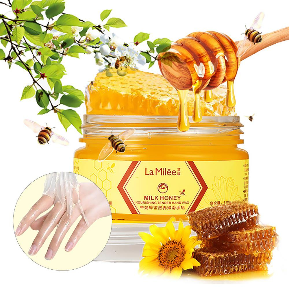 Hand Wax La Milee - Milk Honey Nourishing Tander Hand Wax - Perawatan Kulit Exfoliating