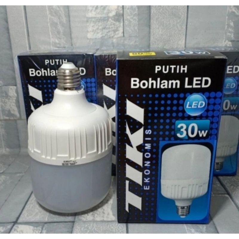 Bohlam Lampu LED 30 Watt TIKI/3G/MAXXIS/CAMUS (Standar SNI)