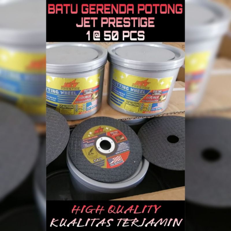 Batu Gerenda Potong Jet Prestige 1 Toples 50 Pcs Original High Quality Kualitas Terjamin