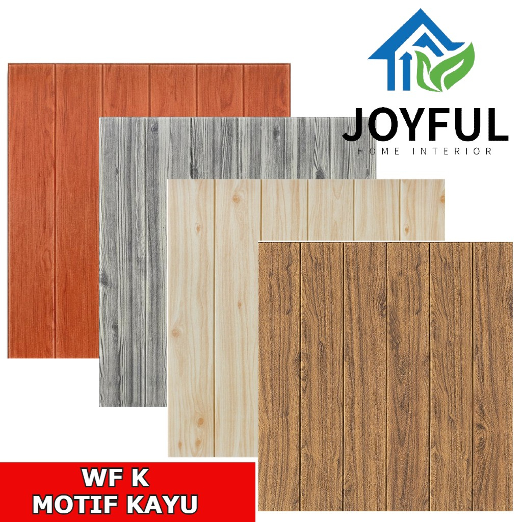 Wallfoam Motif KAYU · 70X70 CM ·  High Quality