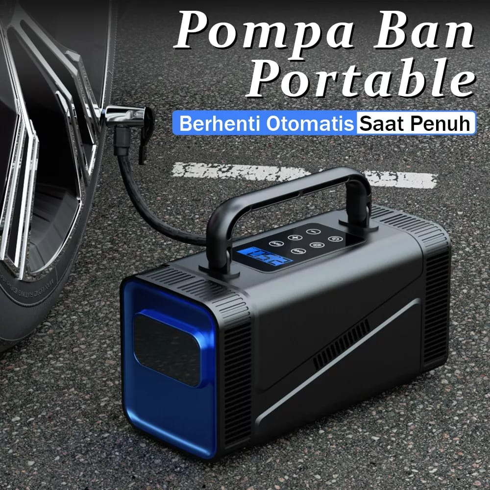 PROMO Pompa Ban Pompa angin mobil inflator elektrik pompa mobil portabel Car Air Pump ban motor