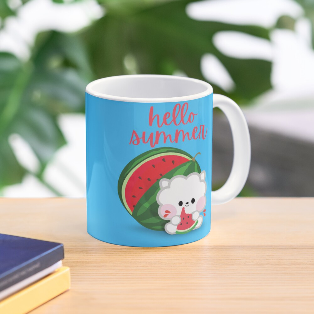 Mug Cangkir Cute BTS BT21 Character Minini RJ Jin wat
