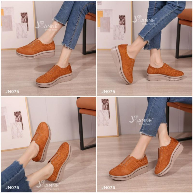 JOANNE Closed Toe Wedges Shoes #JN075 ORIGINAL