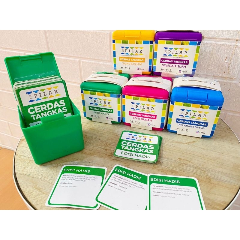 5 PILAR CERDAS TANGKAS EDISI SEJARAH ISLAM BOARD GAMES