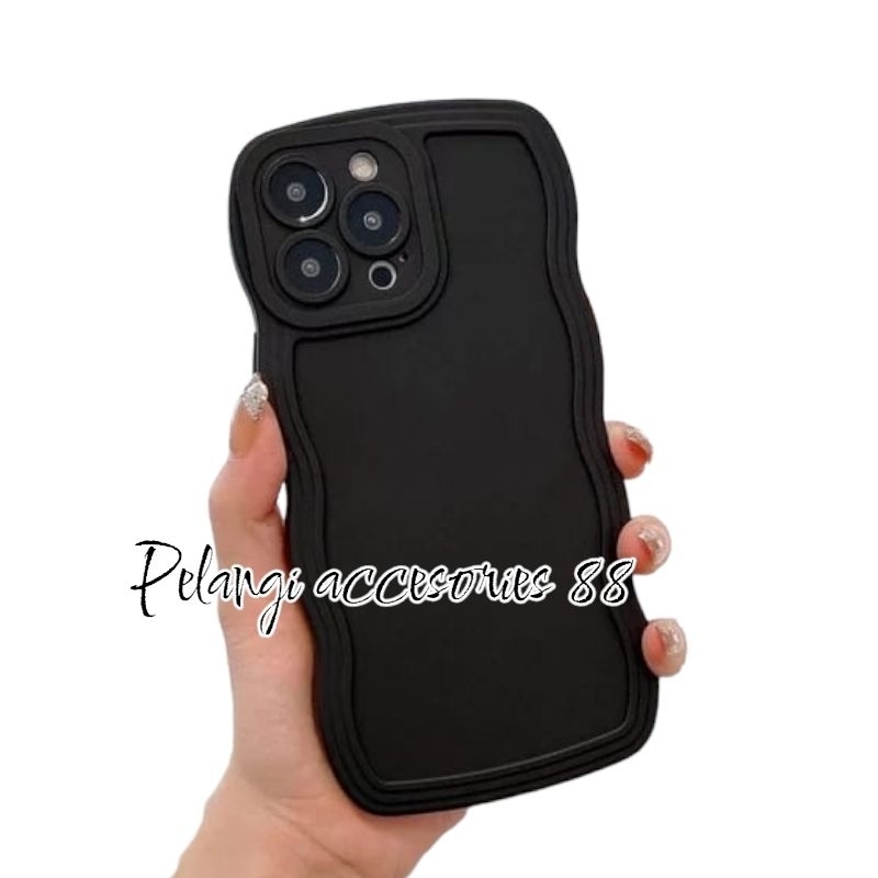 CASE OPPO F7 SOFTCASE SILICON GELOMBANG WARNA