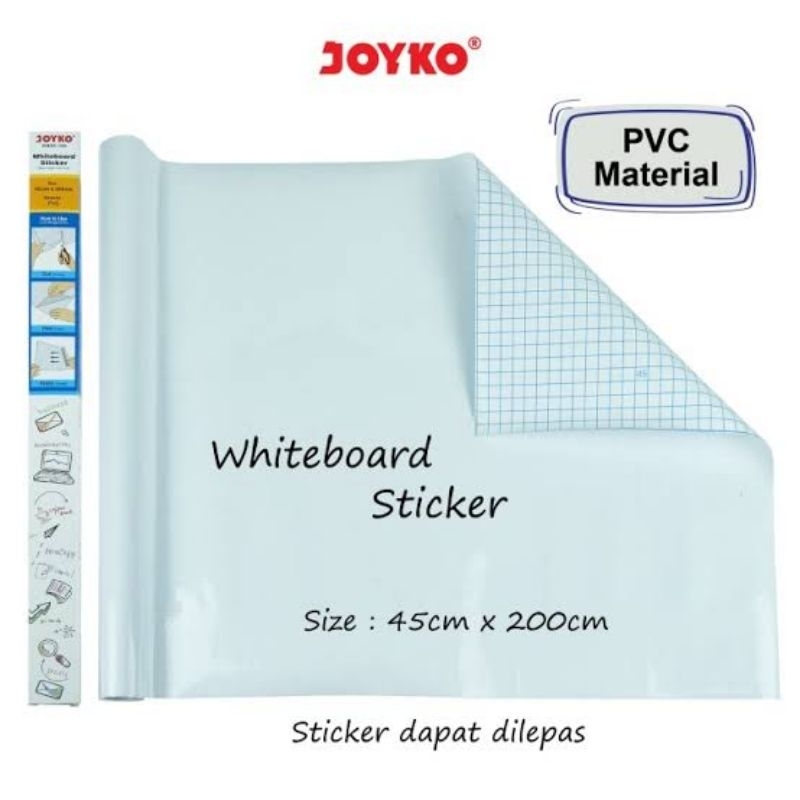 

STICKER PAPAN TULIS PUTIH JOYKO WBSK-150 / WHITEBOARD STICKER
