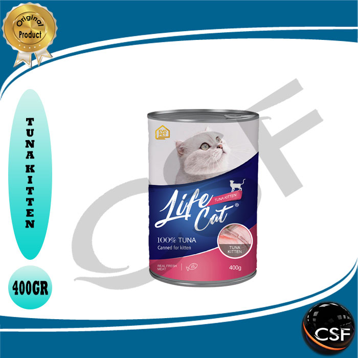 PROMO Makanan Kucing LIFE CAT kaleng 400g All Varian