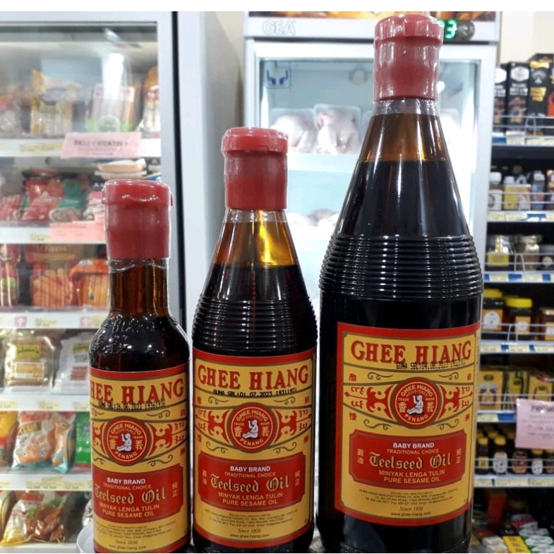 

Minyak Wijen Sesame Oil Cap Baby Ghee Hiang