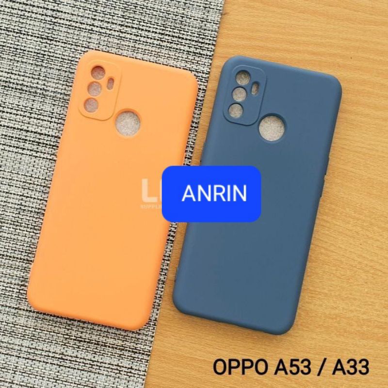 OPPO A53 A33 CASE MACARON SQUARE ANTI NODA CASING SOFTCASE SILIKON