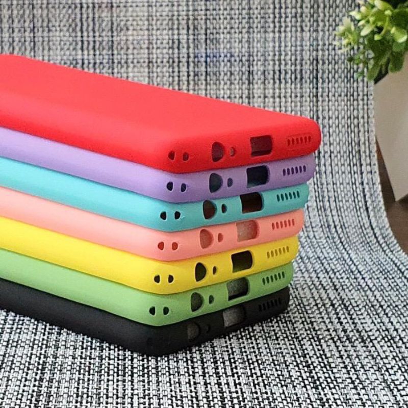 OPPO A53 A33 CASE MACARON SQUARE ANTI NODA CASING SOFTCASE SILIKON