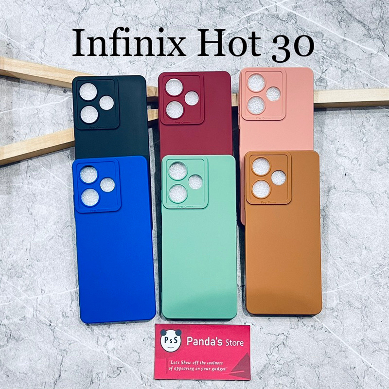 Softcase Pro Camera Infinix Hot 30 Candy Case Full Color 3D Silikon TPU