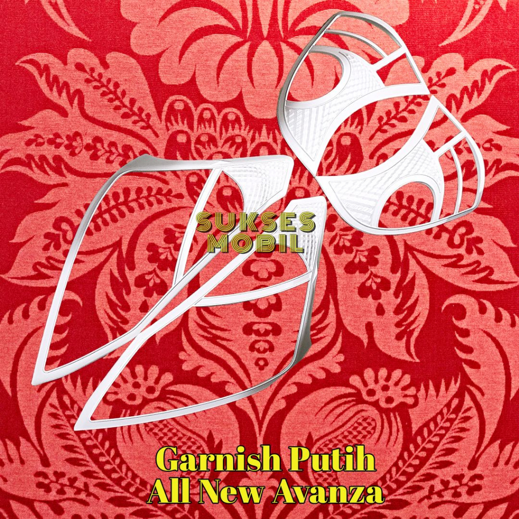 Garnish Putih & Chrome All New Avanza 2012