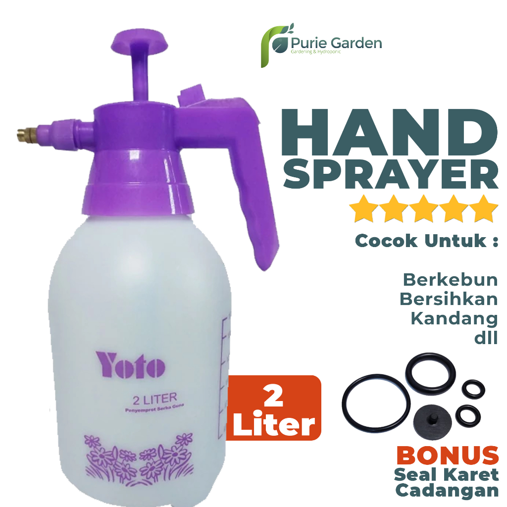 Sprayer 2 Liter Yoto Alat Semprot Hand Sprayer PG SBY