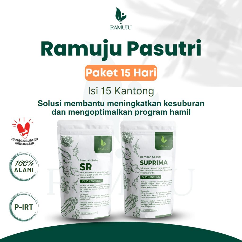 Paket Promil Suami Istri Ramuju SR & Suprima Paket 15 Hari