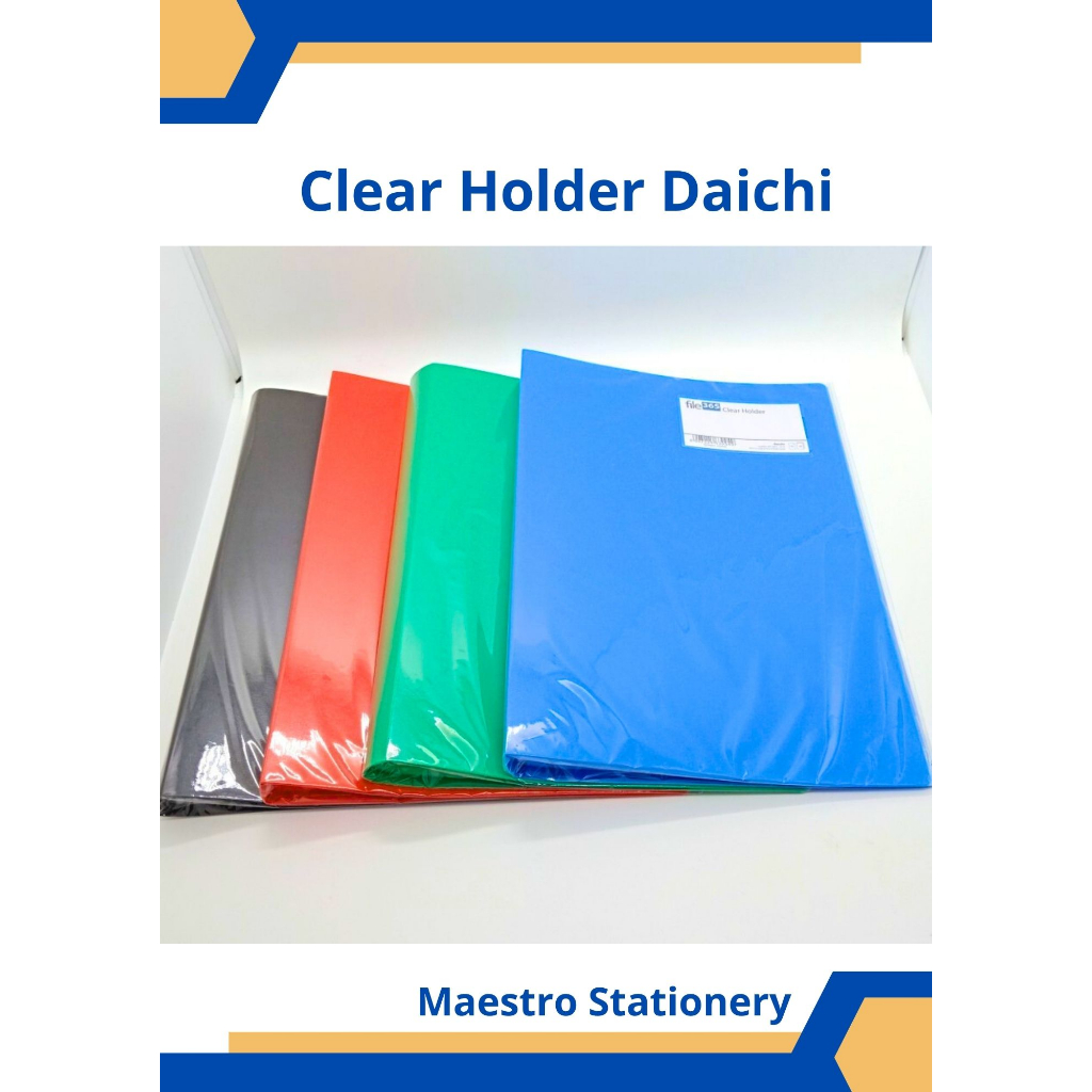 

Map Clear Holder Daiichi 365 isi 20 40 60 lembar Ukuran Folio / Map File