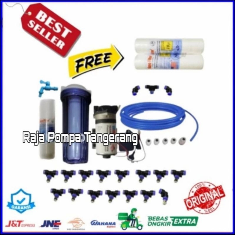 Mesin Embun Kabut Walet 17 Titik Nozzle Sprayer Misting Kabut Walet