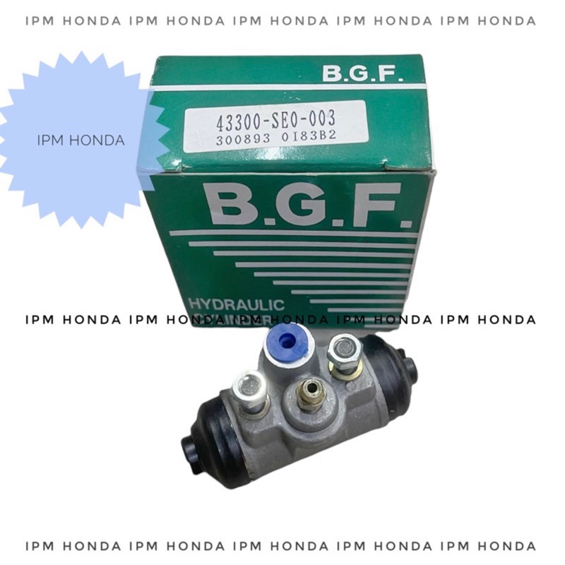 43300 SE0 BGF / Sanyco Taiwan Wheel Cylinder Rem Master Rem Belakang Honda Accord Prestige 1986 1987 1988 1989