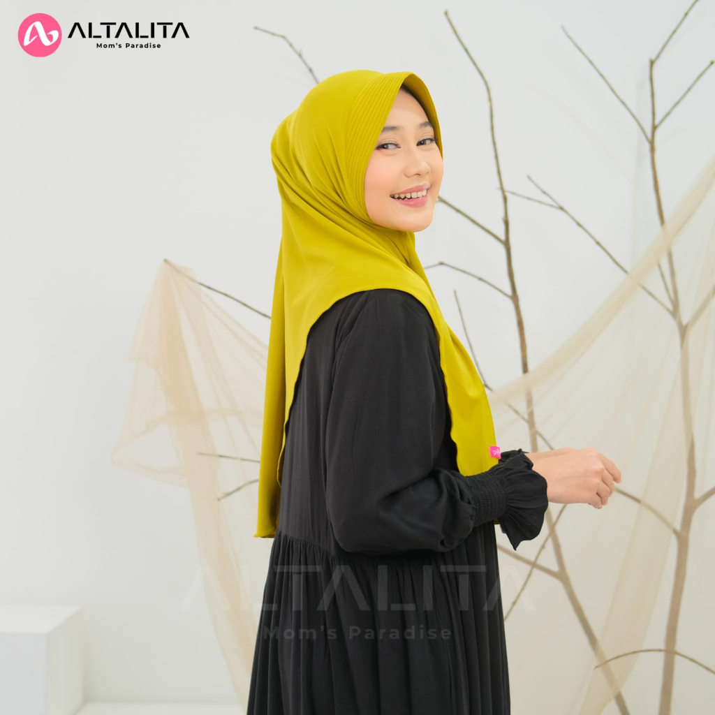 Altalita - Jilbab Sport Instan Menutup Dada Hijab Bergo Hamidah Size L Jersey Premium Kerudung Instan Qanita Penguin Cocok Untuk Sekolah Olahraga Volly Futsal Senam dan Sehari-Hari