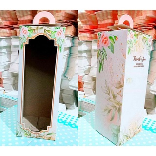 

BOX SOUVENIR BOTOL/THUMBLER 7x7x19 PEACH-PINK (01) MINIM 100 PCS