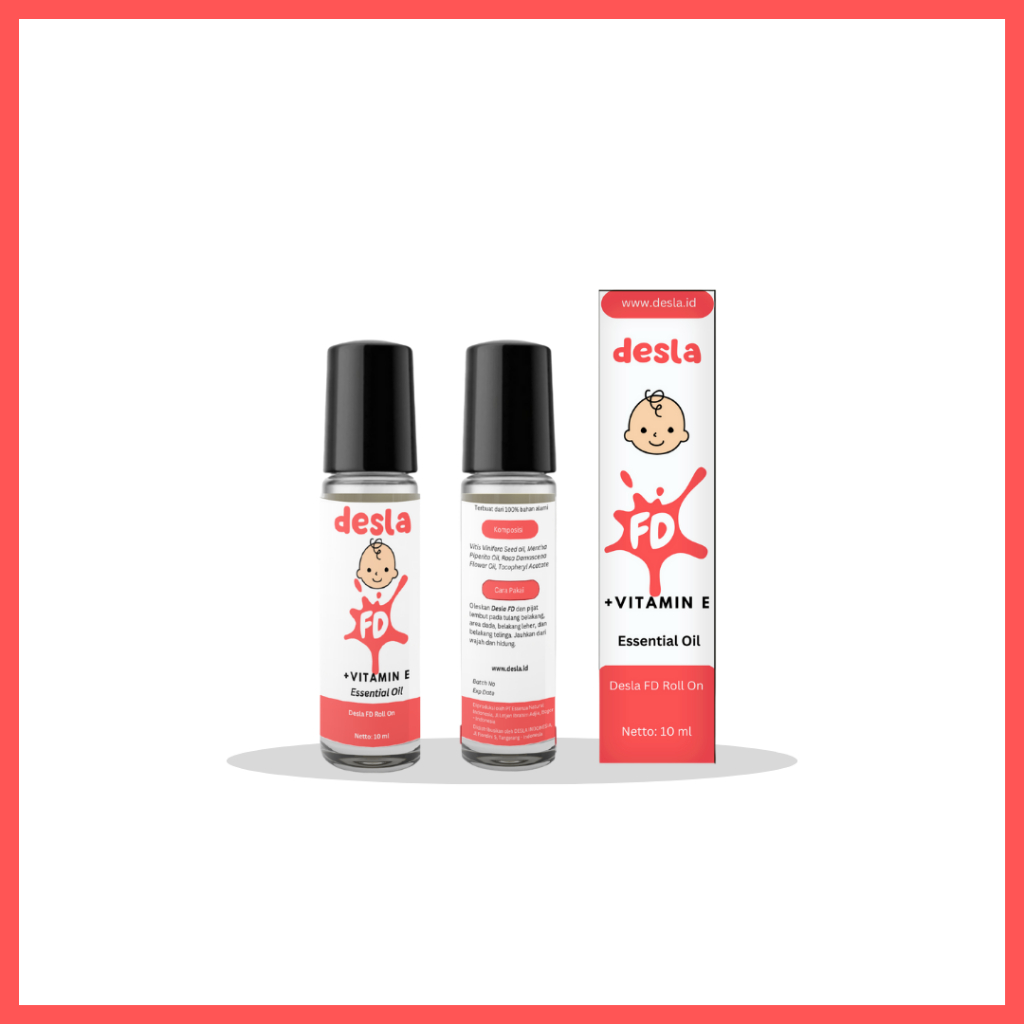 [ORIGINAL] Desla Baby (Cessa alternatif) 10ML 0-3 Tahun - Essential Oil Roll On Bayi PREMIUM Sibaim