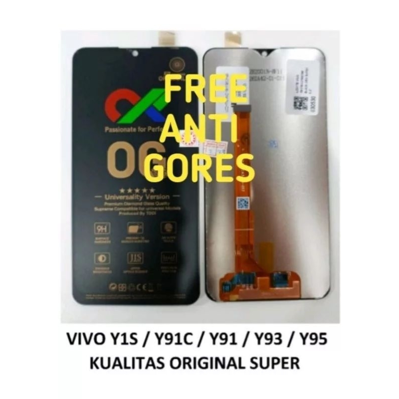 Lcd Torchscreen Hp Fullset Vivo Y1S / Y91C / Y91 / Y93 / Y95. Original Super Quality. Free Dus Packi