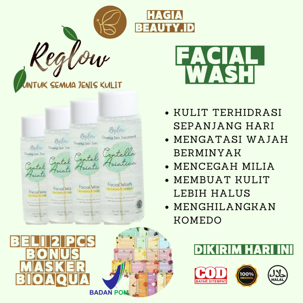 AGEN RESMI - PAKET SKINCARE WAJAH SENSITIF DAN KERING - REGLOW SKIN TREATMENT - SKINCARE  DOKTER SHINDY PUTRI