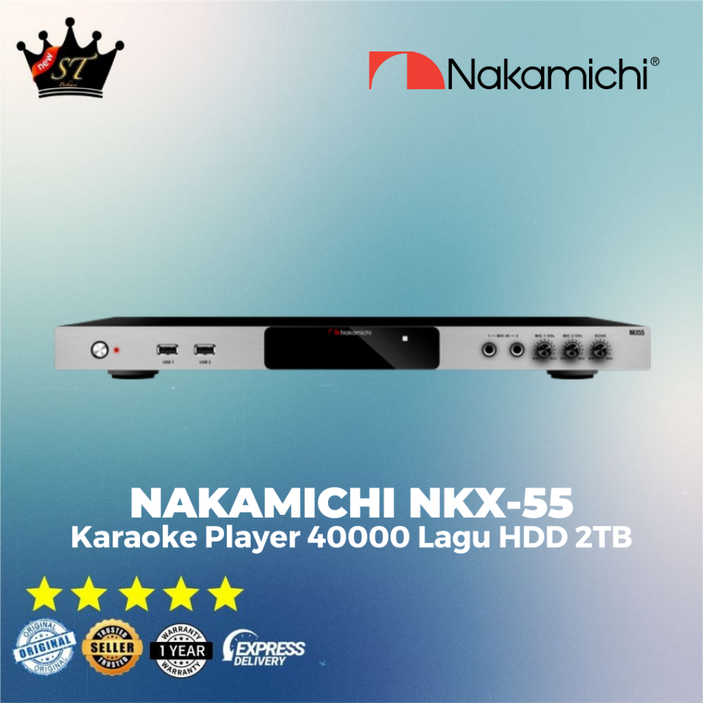 Nakamichi NKX-55 NKX55 Mesin Karaoke Player Machine HDMI VGA HDD