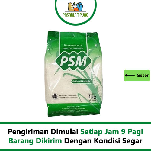 Gula Pasir PSM 1 Kg Pasar Lampung
