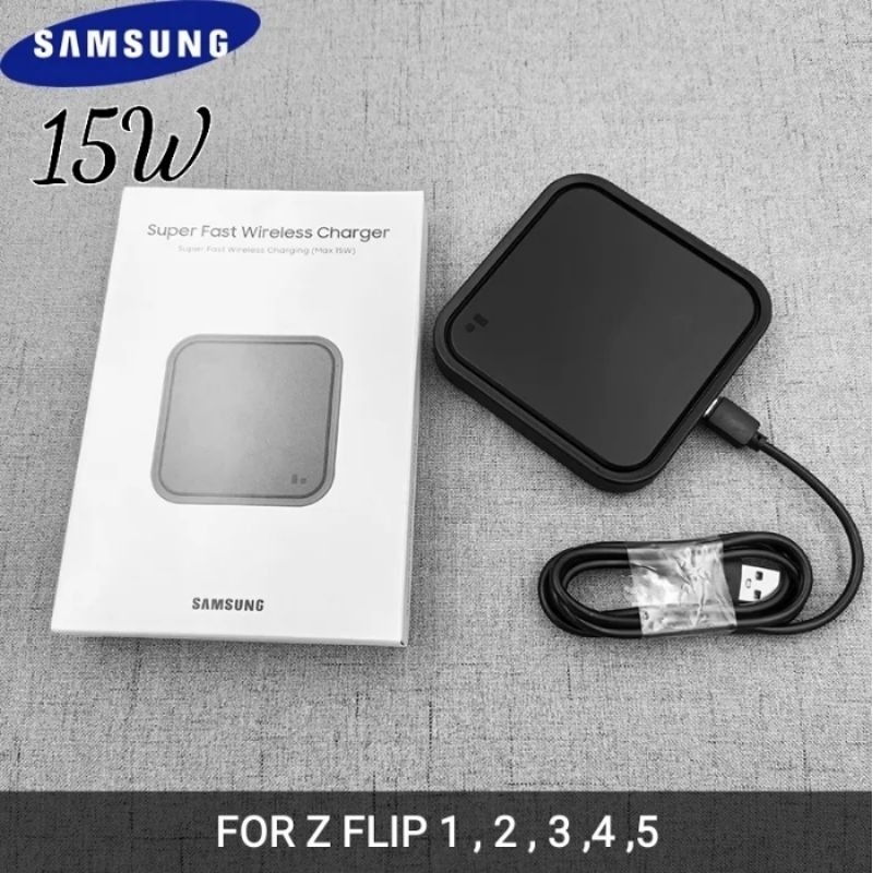 WIRELESS CHARGER PAD SAMSUNG Z FLIP 7 , 1 , 2 , 3 , 4 , 5 , 6 SUPER FAST CHARGING 15 WATT ORI