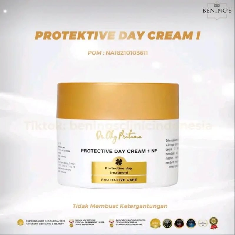 Protective day cream Bening's Clinic