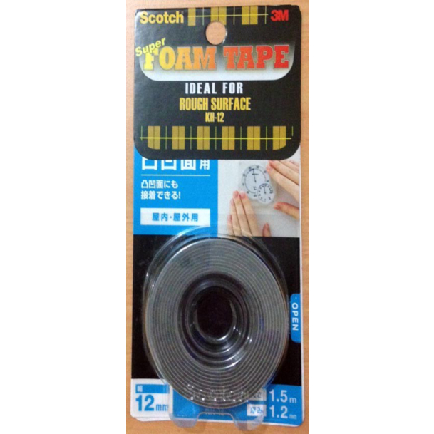

Unik 3M Super Strong for Rough Surface KH-12 / VHB Super Foam Double Tape Limited