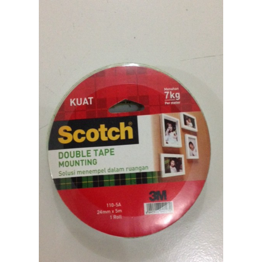 Dijual Double Tape - 3M Scotch Mounting Tape 24 mm x 5M Diskon