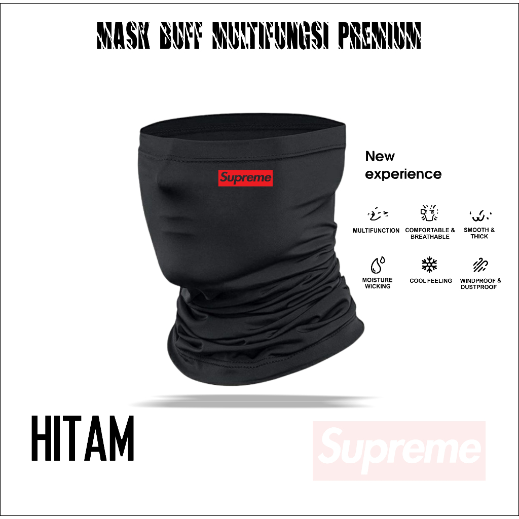 Buff Bandana Masker Pengendara Motor Multifungsi Supreme