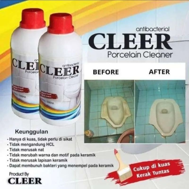CLEER PEMBERSIH KERAK KERAMIK KAMAR MANDI