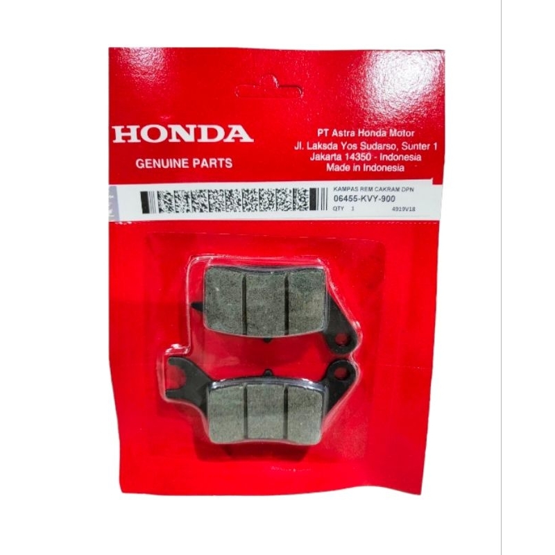 DISPAD DEPAN BEAT KARBU KAMPAS REM DEPAN BEAT KARBU (KVY)