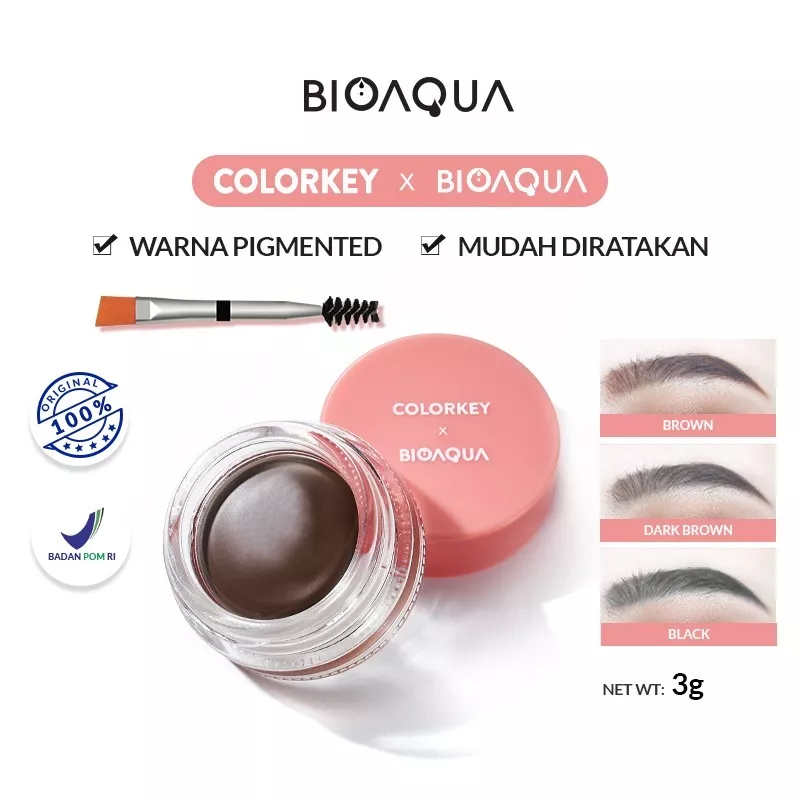 ❤ MEMEY ❤ BIOAQUA X Colorkey Paint Your Brow Gel Cream | Brow Pomade