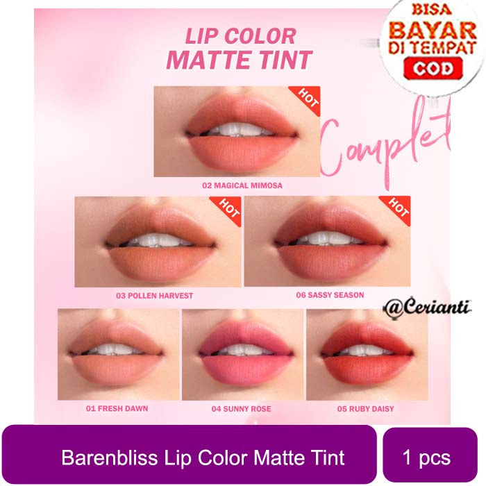 BNB Barenbliss Korean Bloomatte Full Bloom Transferproof Matte Tint - Longlast 12H | Cerianti