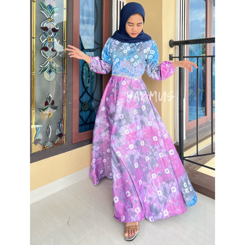 GAMIS JUMPUTAN PALEMBANG ASLI SUTRA SILK PECAH 8