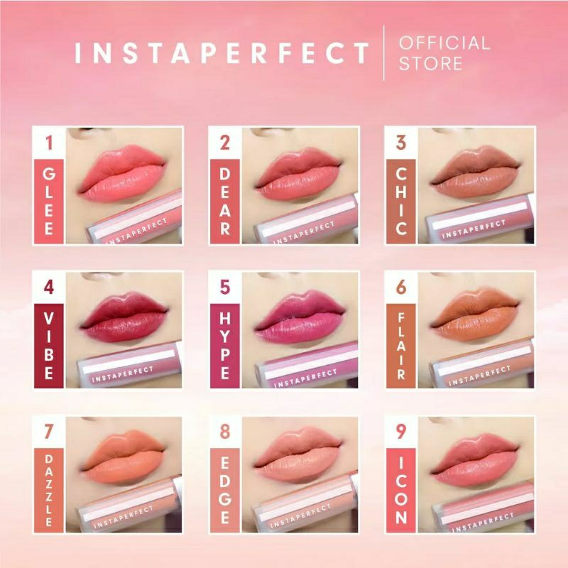 Instaperfect mattesetter lip matte paint wardah/lip cream matte