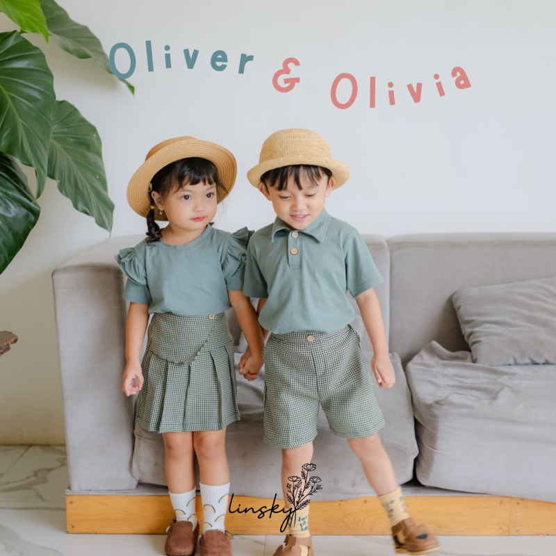 LINSKY BABY - Oliver &amp; Olivia Set Anak Couple Kiddi Stuff