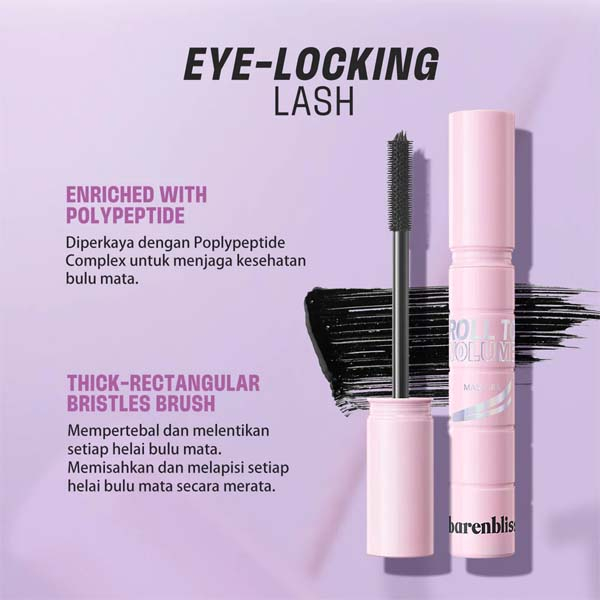 BNB barenbliss Korean Roll To Volume Mascara 「Long Lasting Waterproof Smudgeproof Cerianti